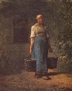Jean Francois Millet Woman carry the water Spain oil painting artist